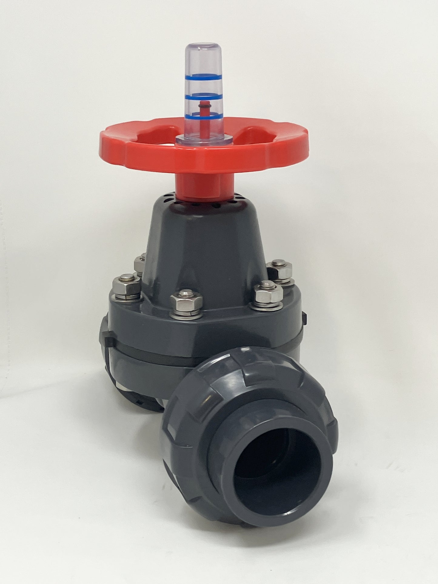 1.5" ANSI PVC EPDM Diaphragm Valve New Overstock, Sanking mfg.